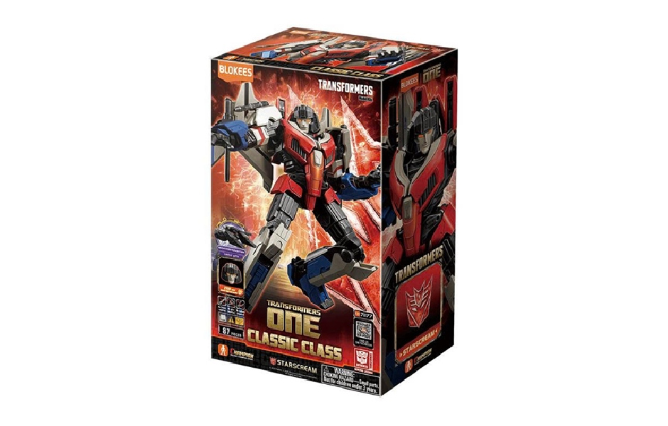 Blokees Model Kits - Transformers (Model Kit) 71177 - Classic Class(CC) 16-MovieONE Starscream (Luminous Eyes)